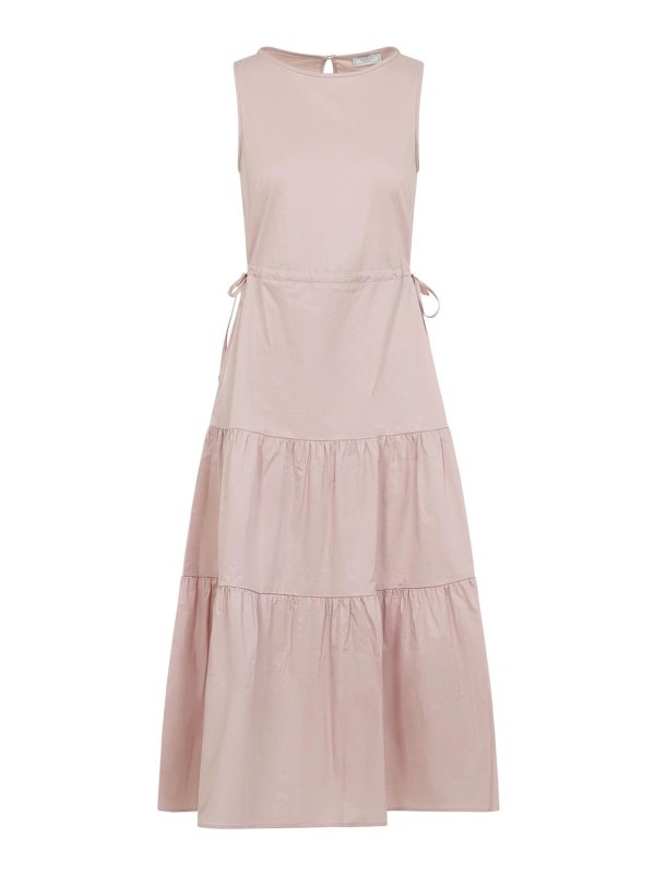 PESERICO: ニーレングスドレス - 膝丈ドレス - ピンク