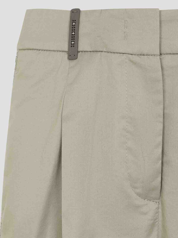 The Best Shops PESERICO: カジュアルトラウザー - カジュアルパンツ - 緑