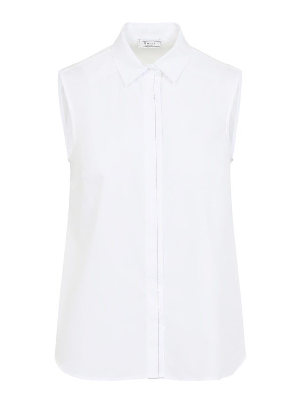 PESERICO: トップス＆タンクトップ - トップ/タンクトップ - 白