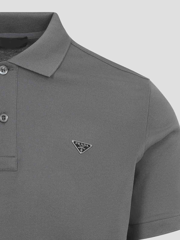 The Best Shops PRADA: polo shirts - Cotton Polo