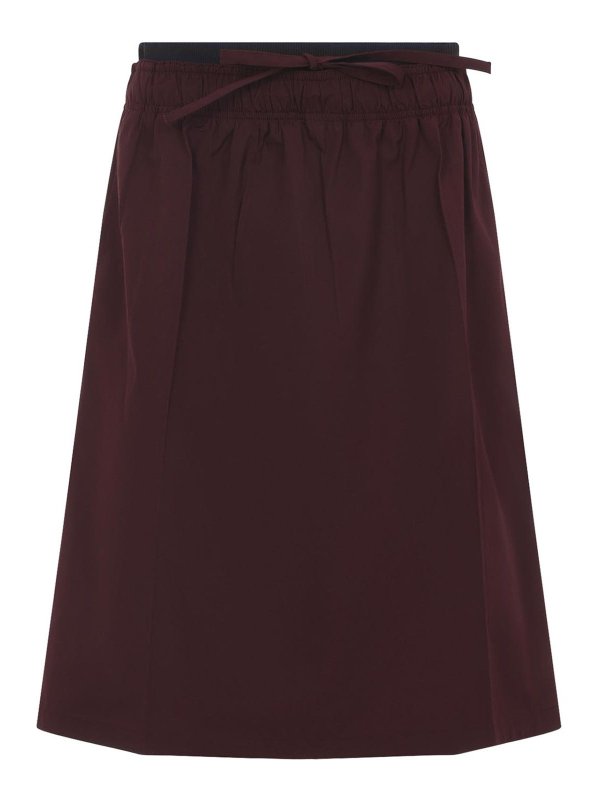 PRADA: Knee length skirts & Midi - Polyester Midi Skirt