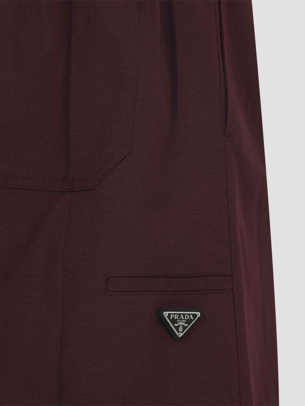 Polyester Midi Skirt shop online: PRADA