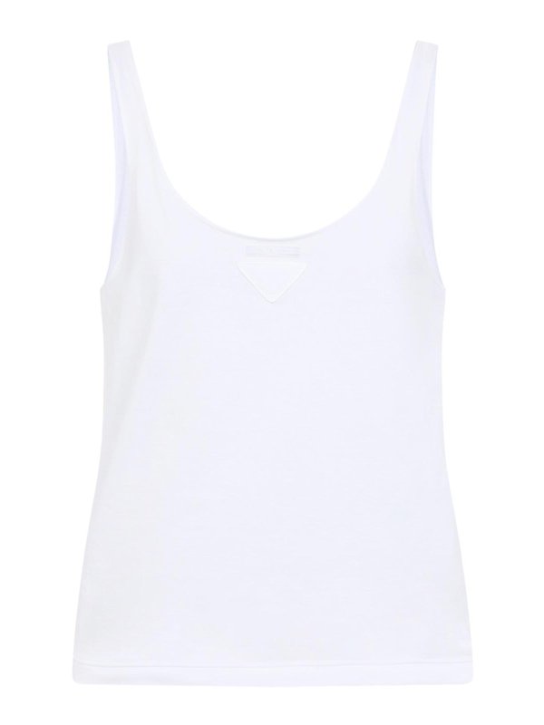 PRADA: Tops & Tank tops - Cotton Tank Top