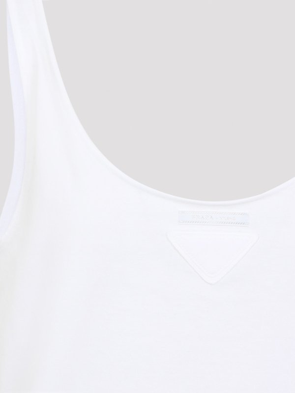 The Best Shops PRADA: Tops & Tank tops - Cotton Tank Top