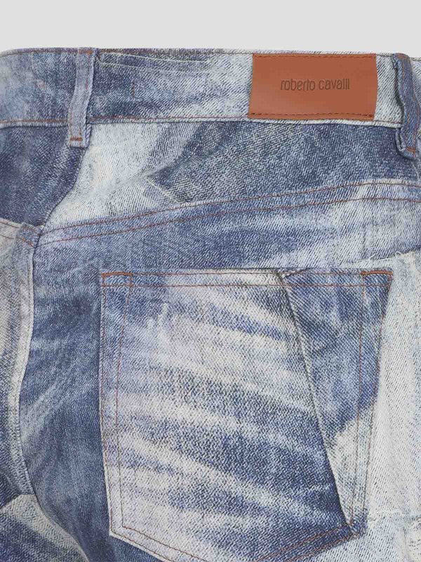 The Best Shops ROBERTO CAVALLI: ストレートジーンズ - ストレートジーンズ - ダークブルー