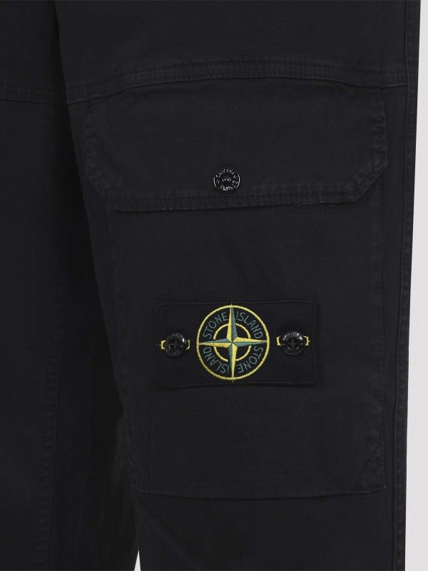 The Best Shops STONE ISLAND: カジュアルトラウザー - カジュアルパンツ - 黒