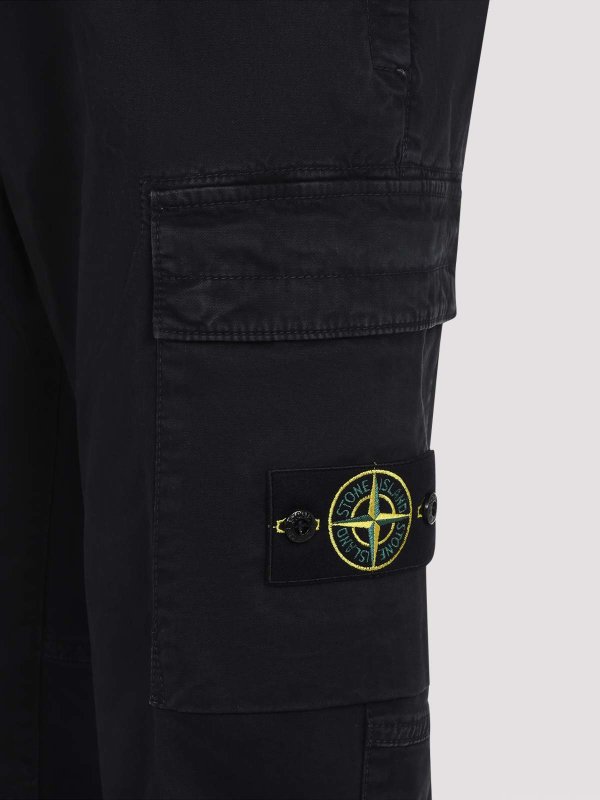 The Best Shops STONE ISLAND: カジュアルトラウザー - カジュアルパンツ - 黒