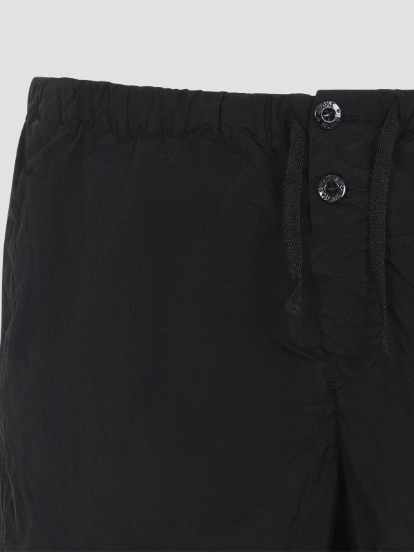 The Best Shops STONE ISLAND: トラウザーショーツ - ショートパンツ - 黒