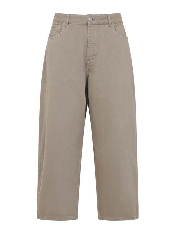 STUDIO NICHOLSON: Jeans Rectos - Vaqueros Rectos - Beis