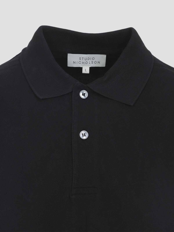 Polo - Negro shop online: STUDIO NICHOLSON