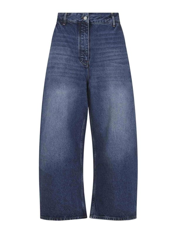 STUDIO NICHOLSON: straight leg jeans - Chalco Jeans