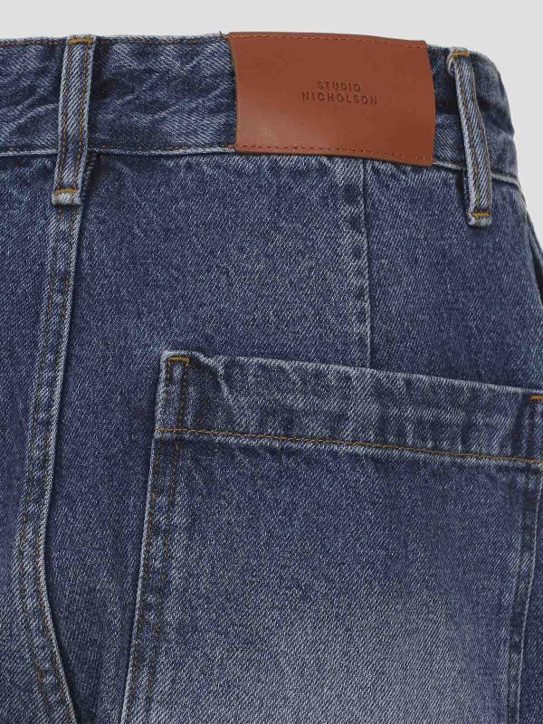 The Best Shops STUDIO NICHOLSON: straight leg jeans - Chalco Jeans