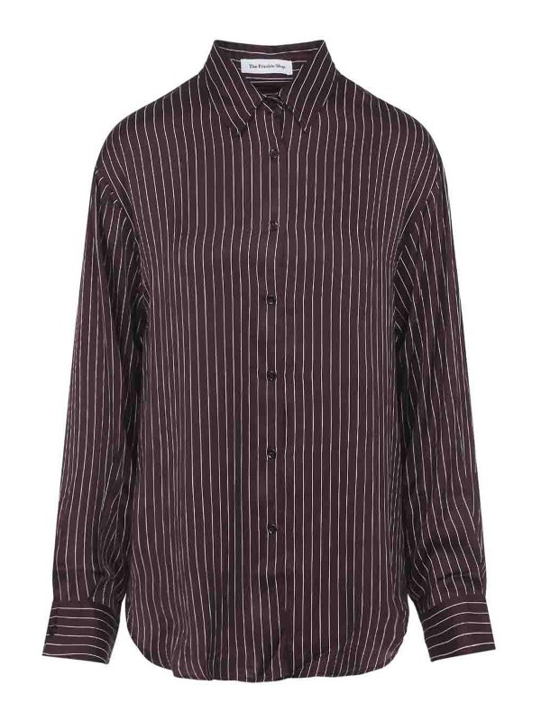 THE FRANKIE SHOP: シャツ - シャツ - ボルドー