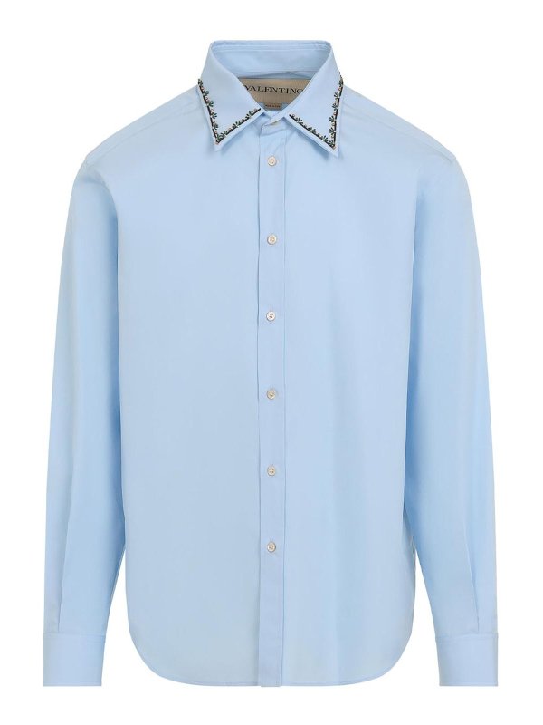 VALENTINO: Hemden - Hemd - Hellblau