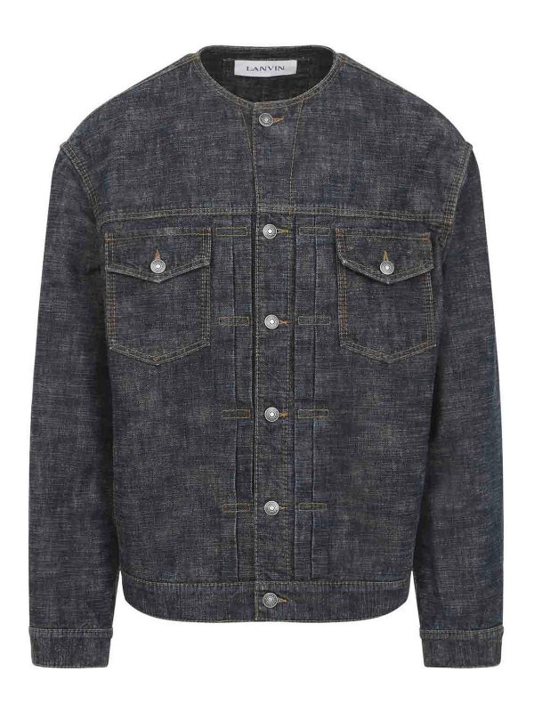 LANVIN: カジュアルジャケット - カジュアルジャケット - ダークブルー