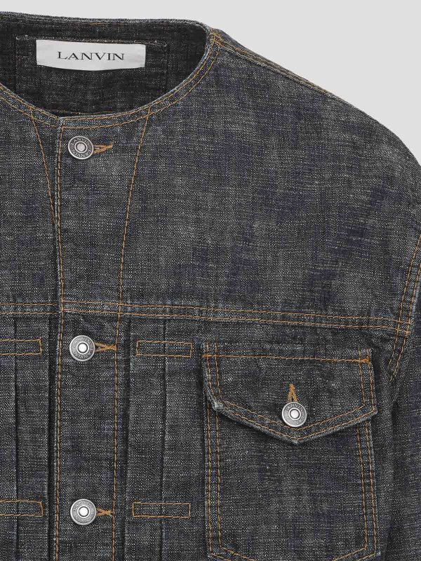 The Best Shops LANVIN: カジュアルジャケット - カジュアルジャケット - ダークブルー