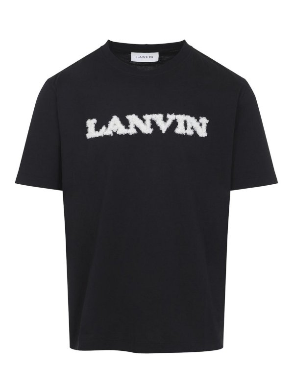 LANVIN: T-shirts - T-Shirt - Schwarz