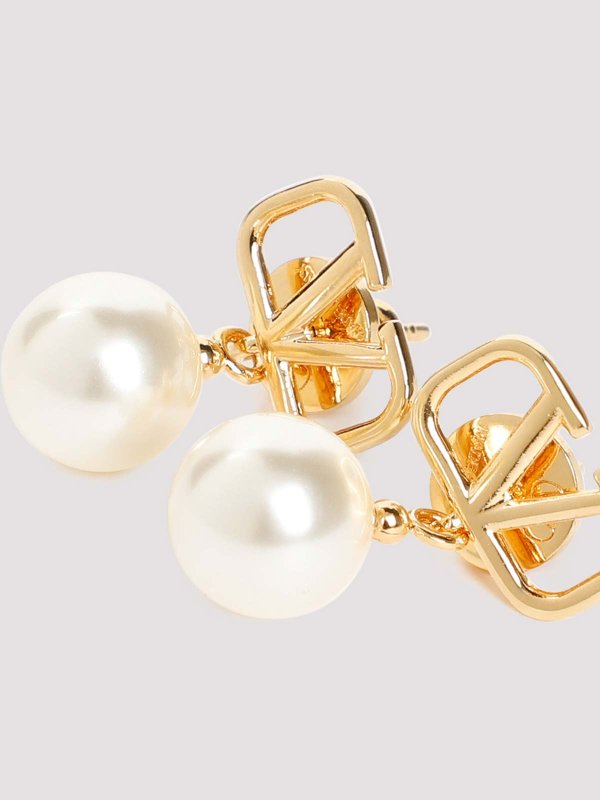The Best Shops VALENTINO GARAVANI: Earrings - Vlogo Signature Pearl Earrings