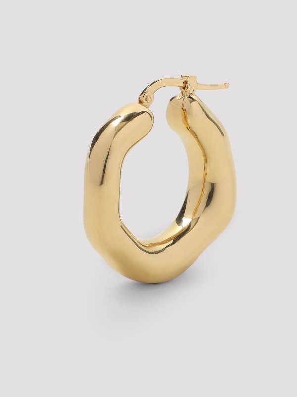 The Best Shops JIL SANDER: Orecchini - Orecchini in ottone