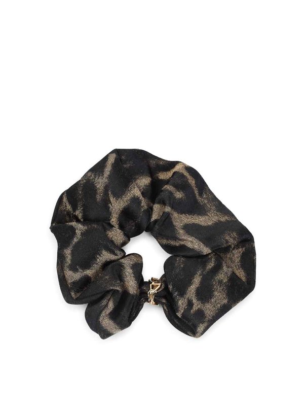 SAINT LAURENT: hair accessories - Silk Scrunchie