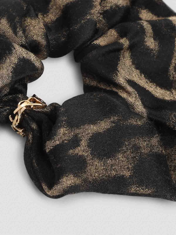 SAINT LAURENT: hair accessories online - Silk Scrunchie