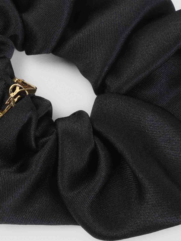 SAINT LAURENT: hair accessories online - Silk Scrunchie