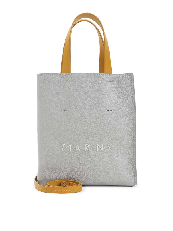 Marni: shopper - Mini borsa morbida Museo