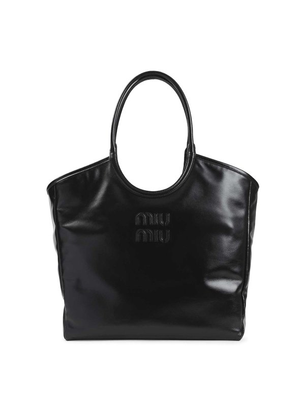 MIU MIU: totes bags - Calf Leather Handbag