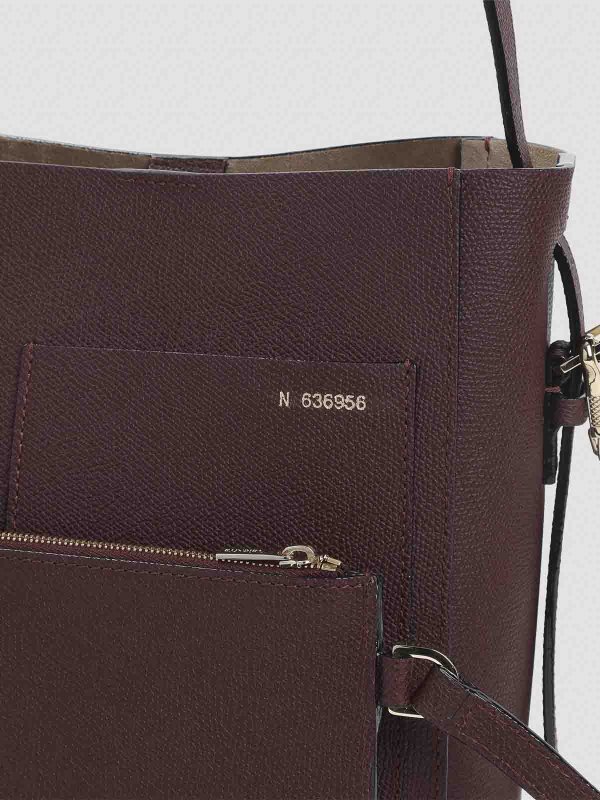 The Best Shops VALEXTRA: Secchielli - Borsa a secchiello piccola