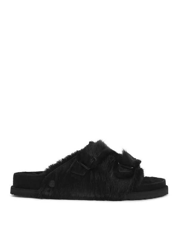 BIRKENSTOCK: ミュール - ミュール - 黒