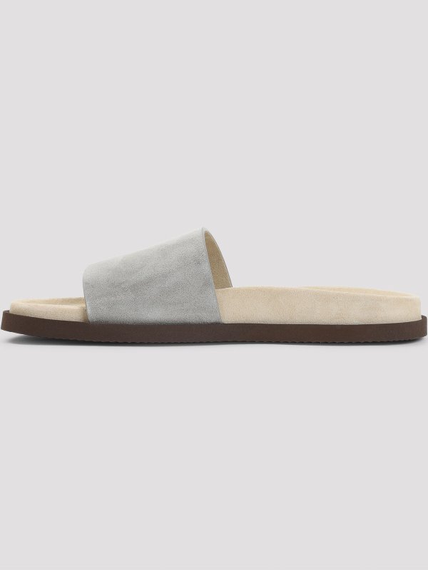 BRUNELLO CUCINELLI: flat shoes online - Flat Sandal