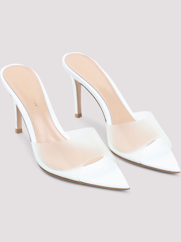 The Best Shops Gianvito Rossi: Mules - Mules - Weiß