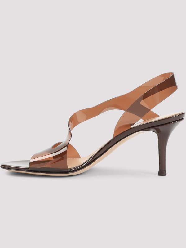 Gianvito Rossi: サンダル online - サンダル - ブラウン
