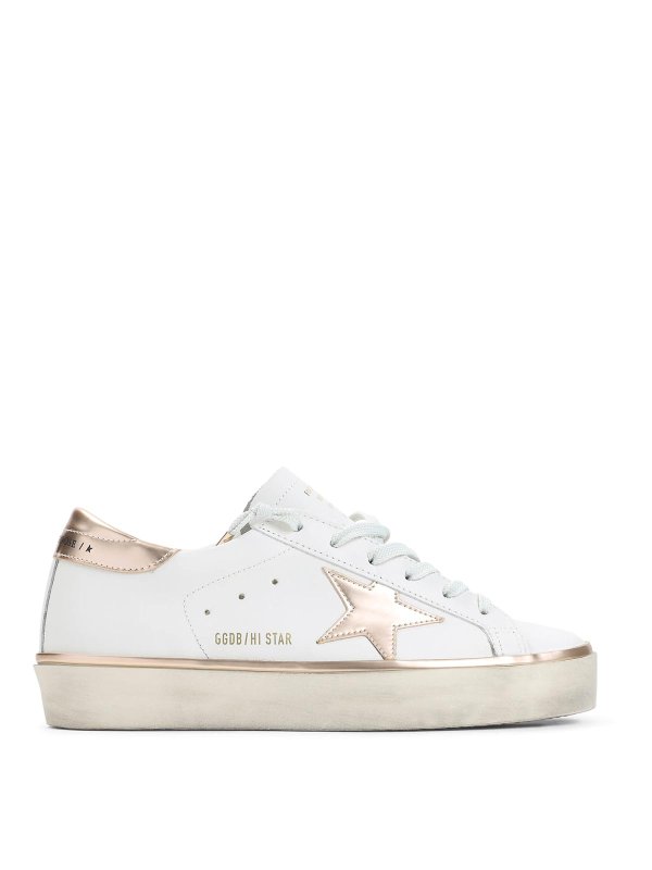 GOLDEN GOOSE: trainers - Hi Star Sneakers