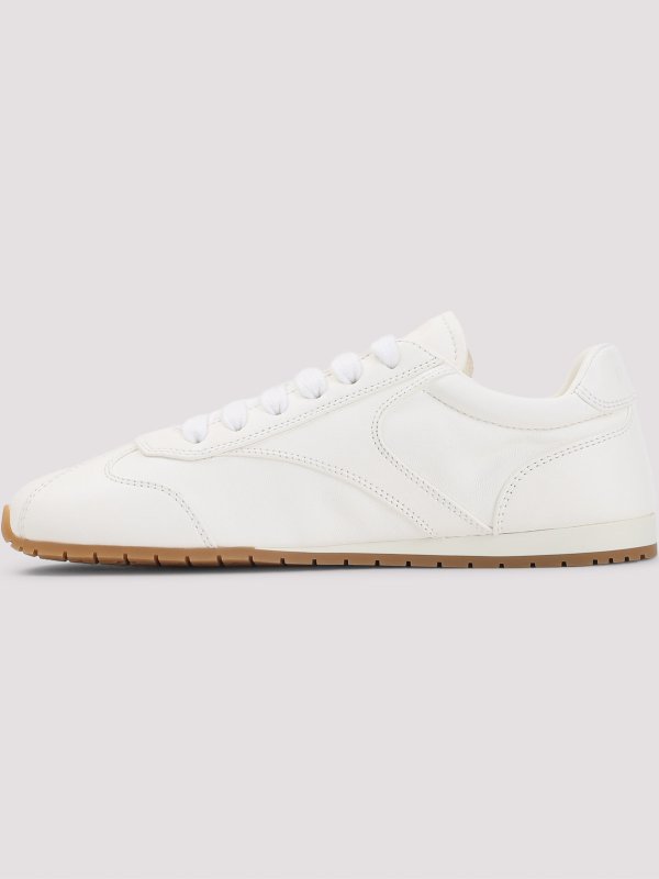 PRADA: trainers online - Lamb Leather Sneakers