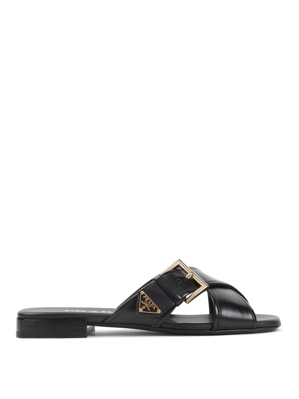 PRADA: sandals - Calf Leather Sandals