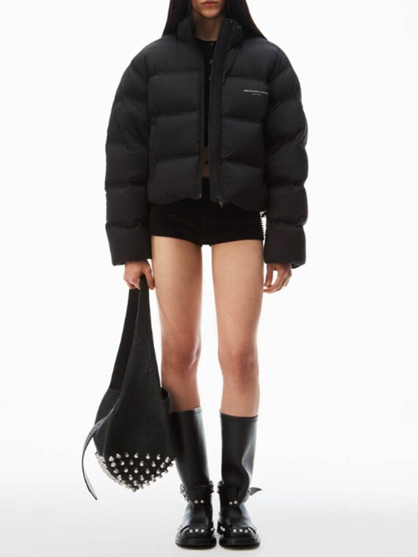 ALEXANDER WANG: padded jackets online - Jacket With Logo