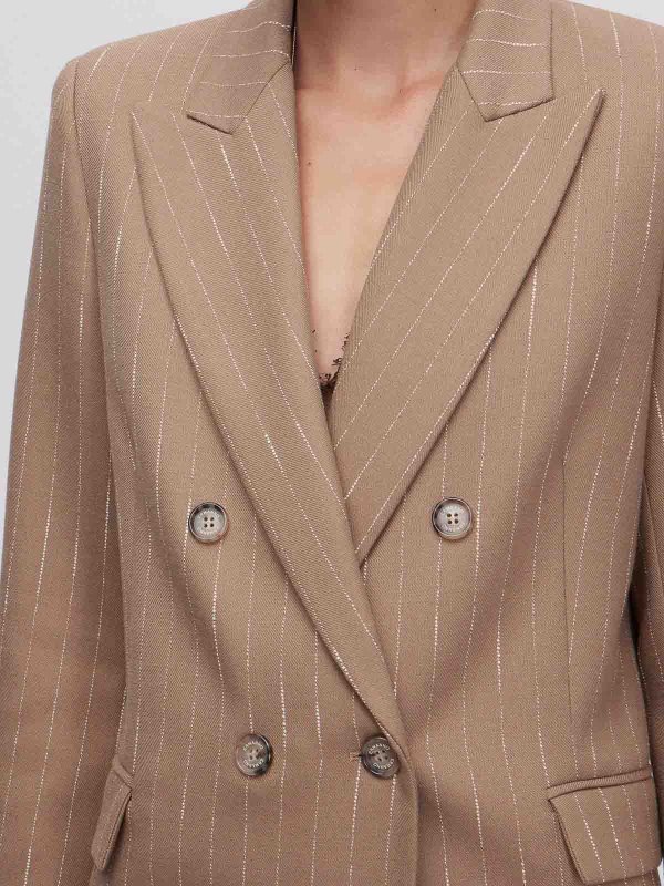ERMANNO FIRENZE buy online Double-Breasted Pinstriped Jacket