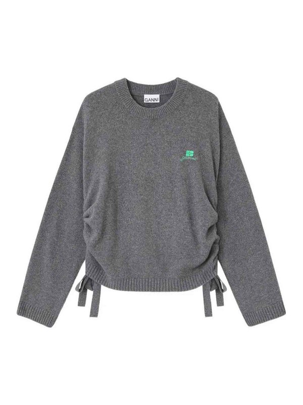 GANNI: camicie - Camicia con logo