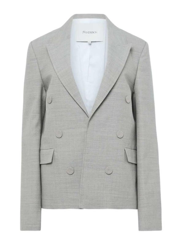 J.W. ANDERSON: blazers - Double-Breasted Jacket
