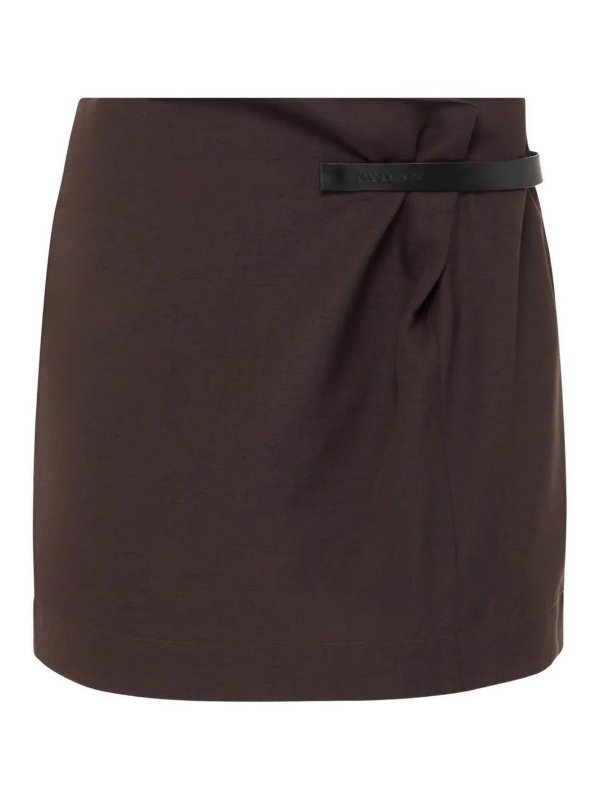 J.W. ANDERSON: ミニスカート - ミニスカート - ブラウン