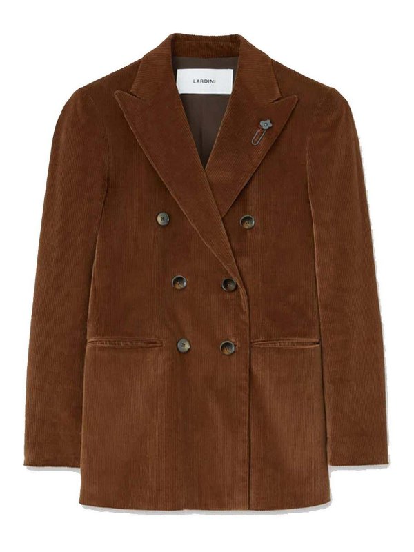 LARDINI: カジュアルジャケット - カジュアルジャケット - ブラウン
