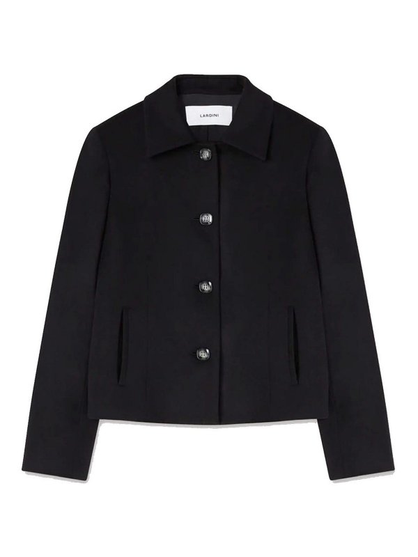 LARDINI: shirts - Single-Breasted Wool Jacket