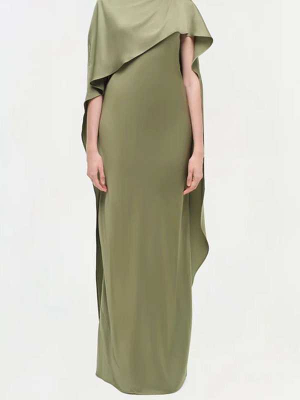 JONATHAN SIMKHAI: Robes courtes online - Robe Courte - Vert