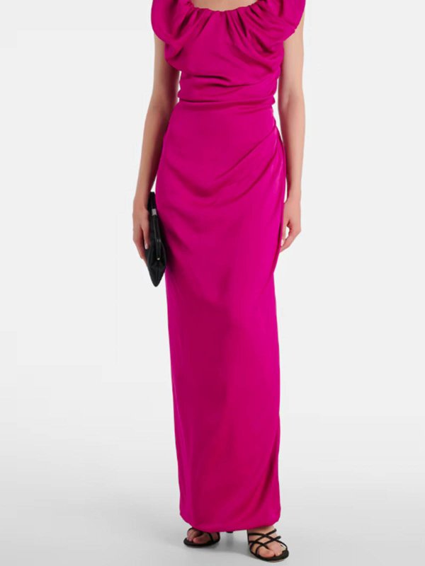 VIVIENNE WESTWOOD: ニーレングスドレス online - 膝丈ドレス - マルチカラー