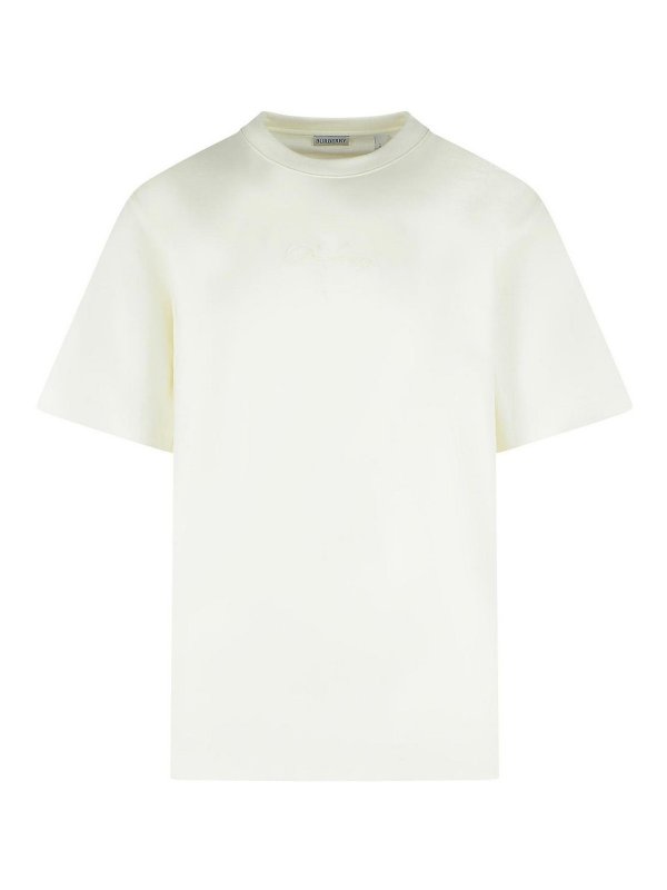 BURBERRY: Camisetas - Camiseta - Blanco
