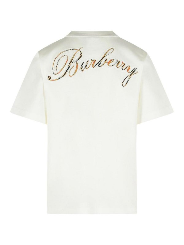 BURBERRY: Camisetas online - Camiseta - Blanco