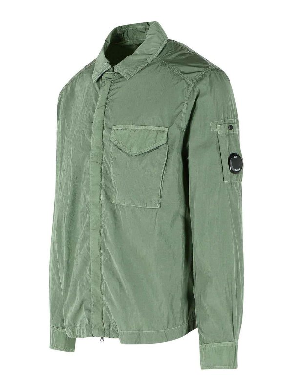 The Best Shops C.P. COMPANY: casual jackets - Green Polyamide Jacket