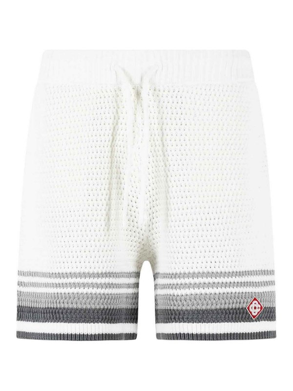 CASABLANCA: トラウザーショーツ - ショートパンツ - 白
