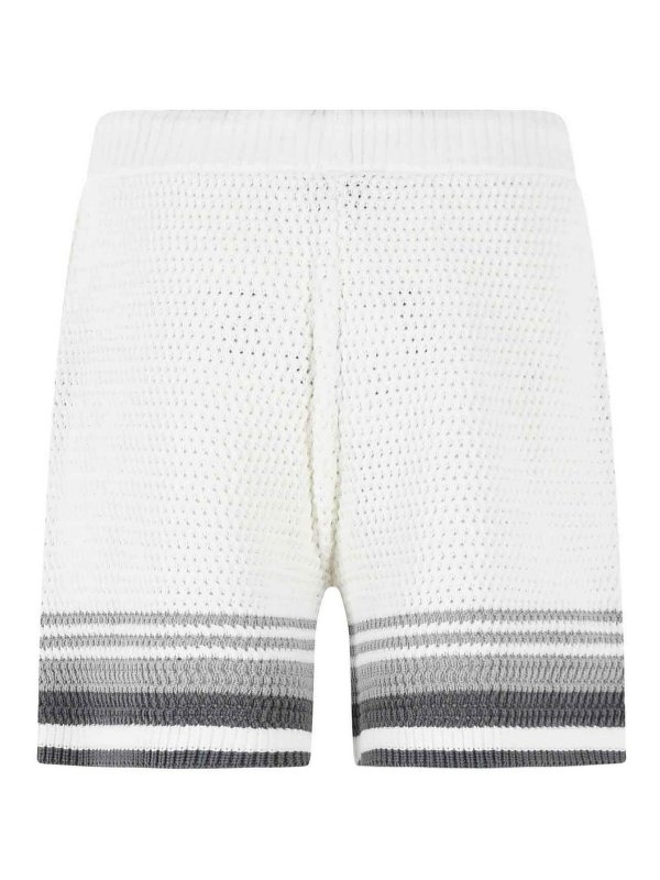 CASABLANCA: トラウザーショーツ online - ショートパンツ - 白